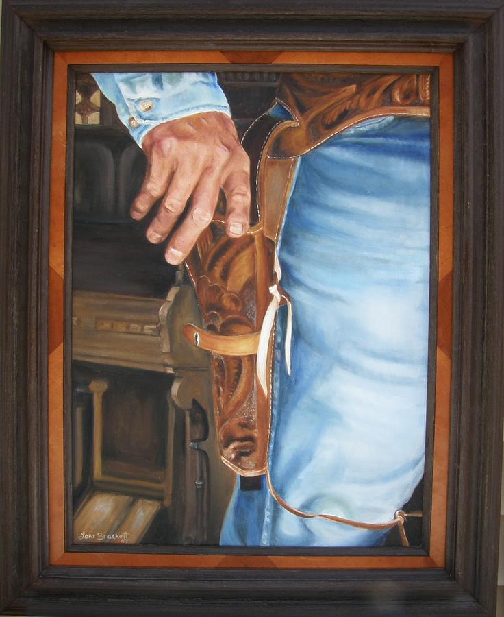 At the Ready FRAMED Painting by Lori Brackett