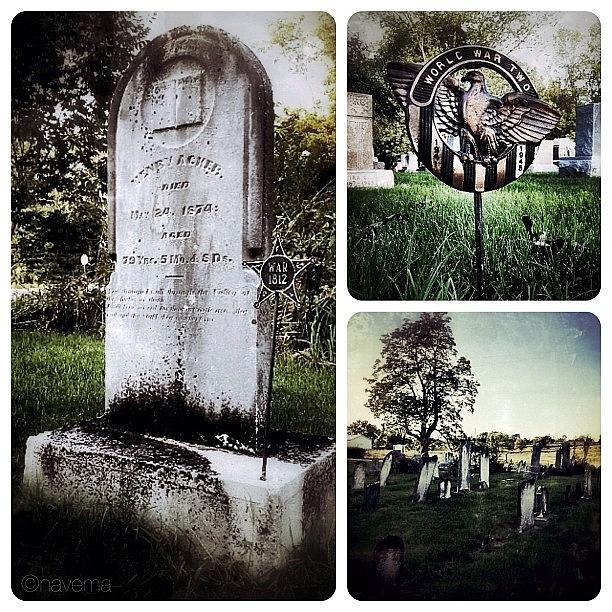 1812 Photograph - At This Small Rural Cemetery In by Natasha Marco