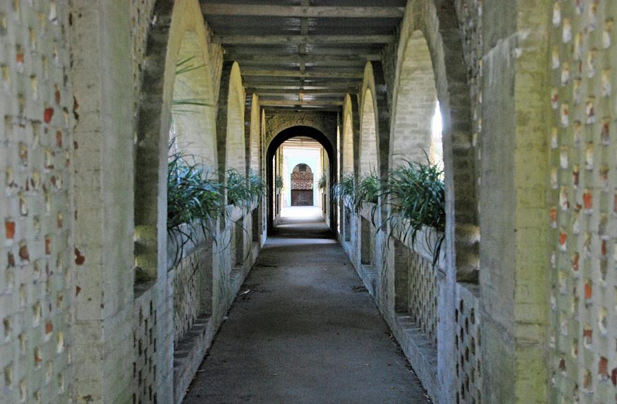 Atalaya covered walkway Photograph by Bill Hosford