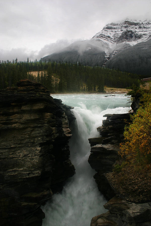 Athabasca Falls Jasper National Park Photograph by Benjamin Dahl