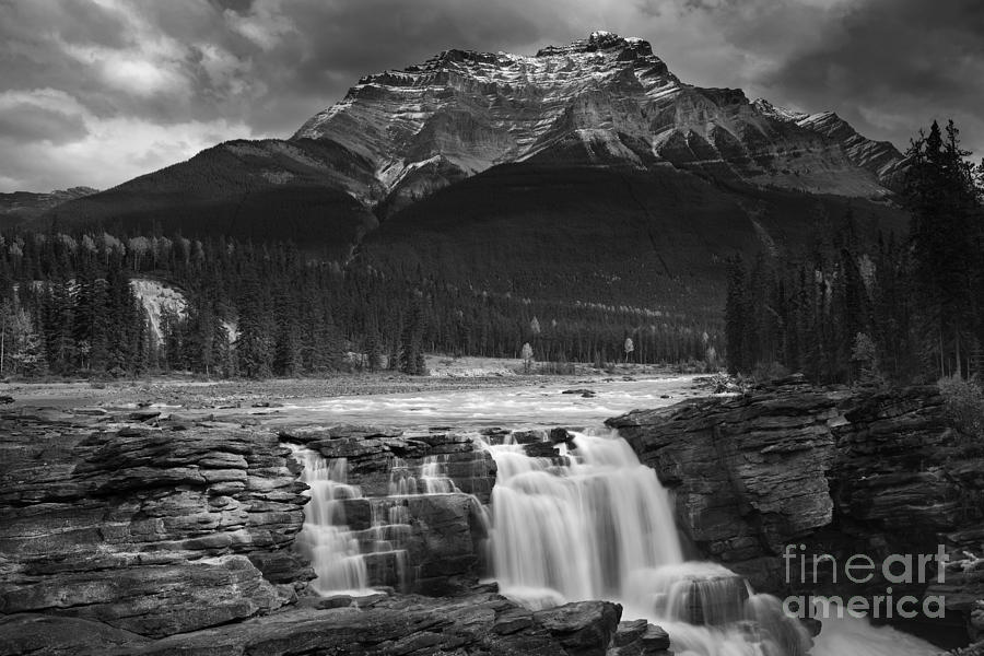 Athabasca Falls Jasper National Park  Photograph by Keith Kapple