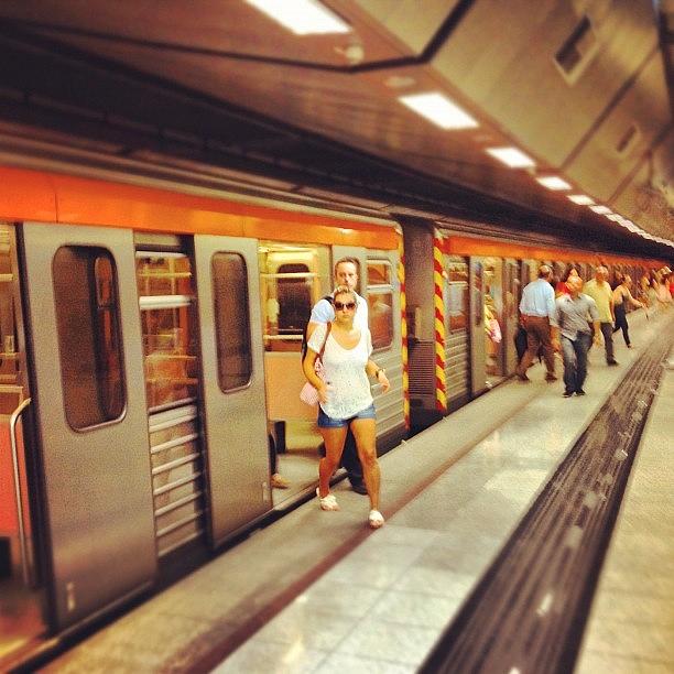 Transportation Photograph - Athens Metro. #athens #metro by Dimitre Mihaylov