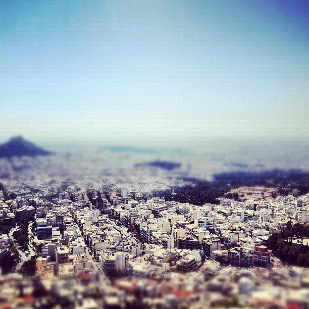 Athens View By @alexmaragos Photograph by Spyridon Kagkas