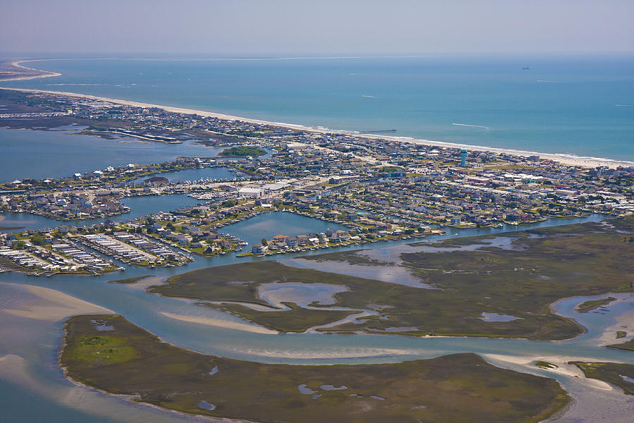 Paradise Photograph - Atlantic Beach Beaufort Aerial by Betsy Knapp