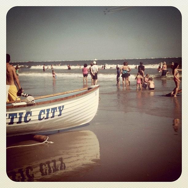 Summer Photograph - Atlantic City Beach by Tina Marie