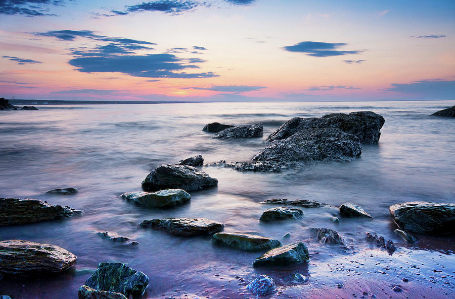 Magic Photograph - Atlantic Ocean Sunrise by Mircea Costina Photography