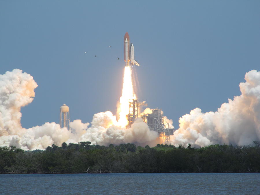 Atlantis Launch Photograph by Keith Stokes