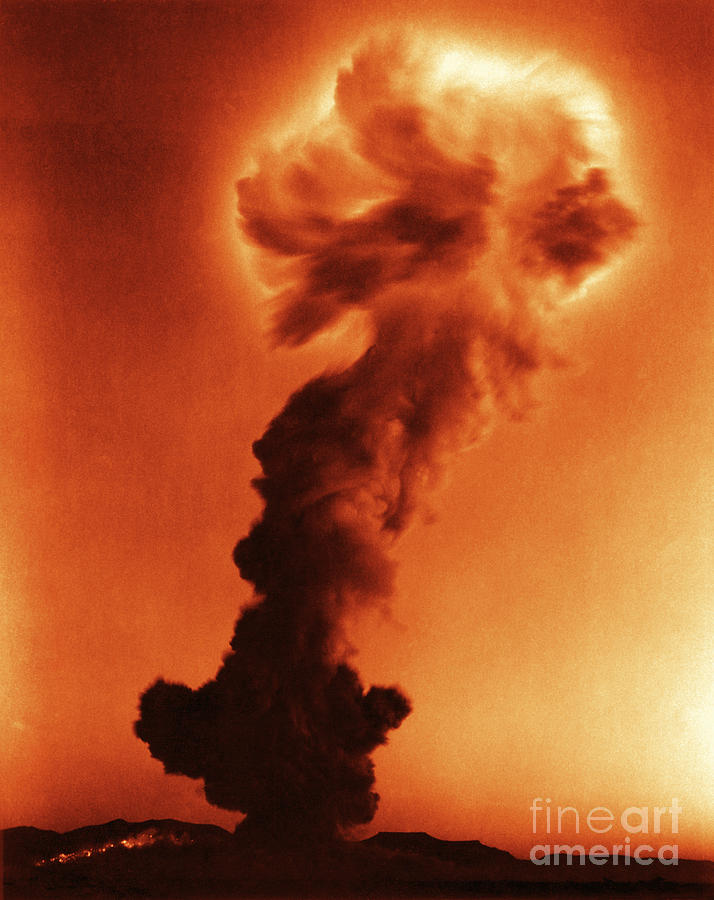 Atomic Bomb Explosion Photograph by Omikron