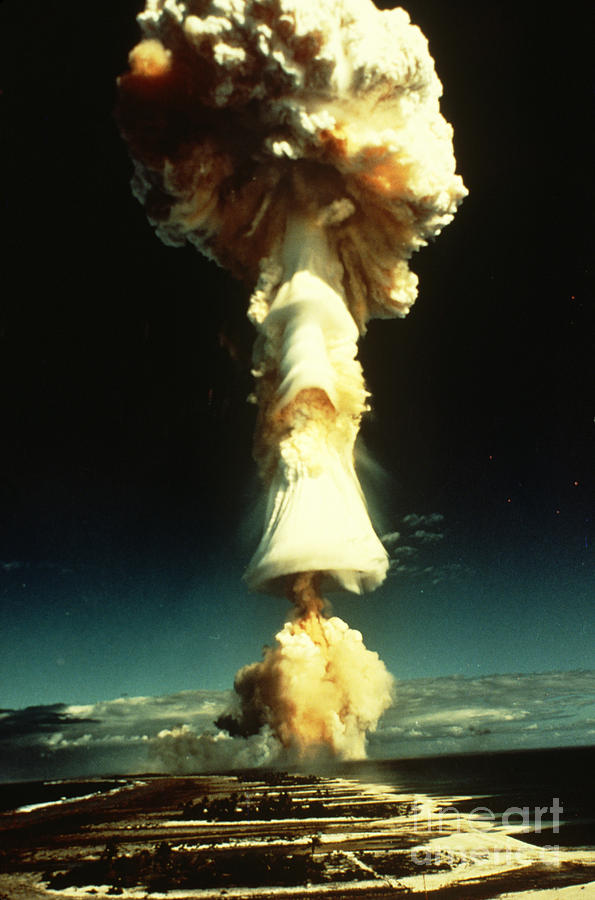 Atomic Testing Photograph by Photo Researchers