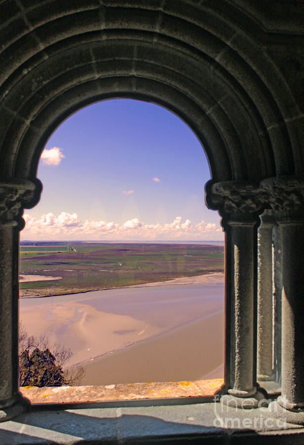 Attic Window at Mont St. Michel Photograph by Rita Brown
