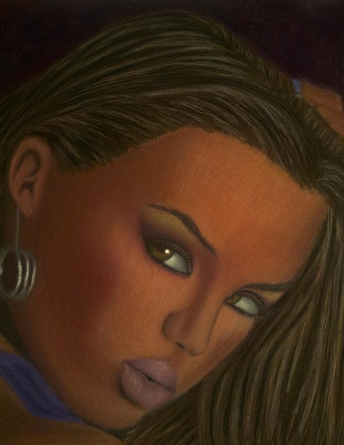 Portrait Painting - Attitude Justified by D Rogale