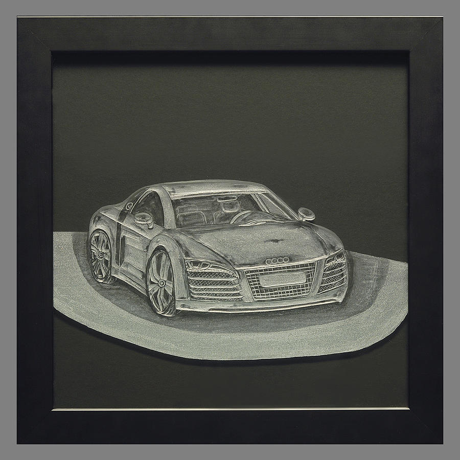 Car Painting - Audi R8 by Akoko Okeyo
