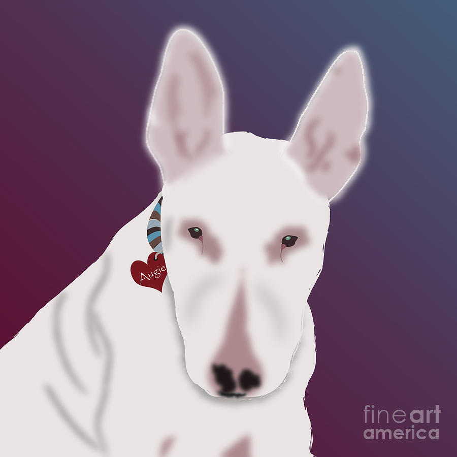 Dog Digital Art - Augie by Cheryl Snyder
