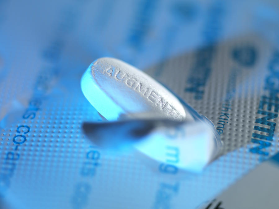 Still Life Photograph - Augmentin Antibiotic Blister Pack by Tek Image