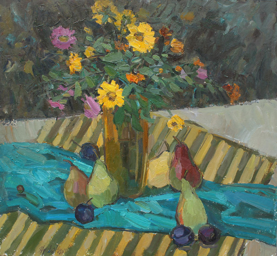 August Painting by Juliya Zhukova
