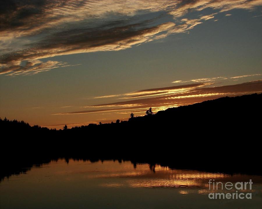 August Lake Sunset Photograph by Donna Cavanaugh - Fine Art America