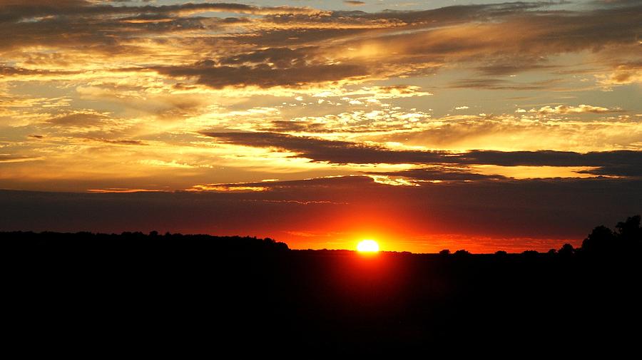 August Sunset Photograph by Mike Lytle