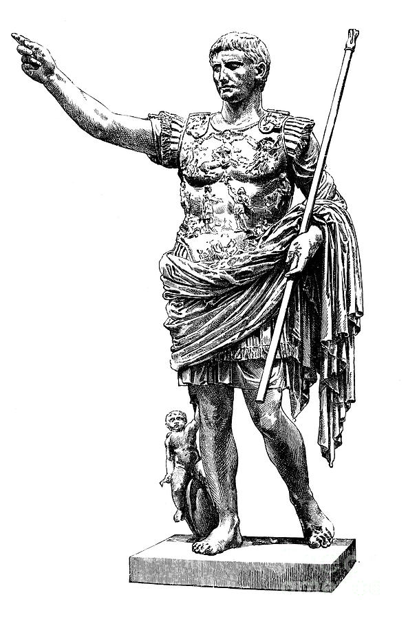 Augustus (63 B.c.-14 A.d.) Photograph by Granger