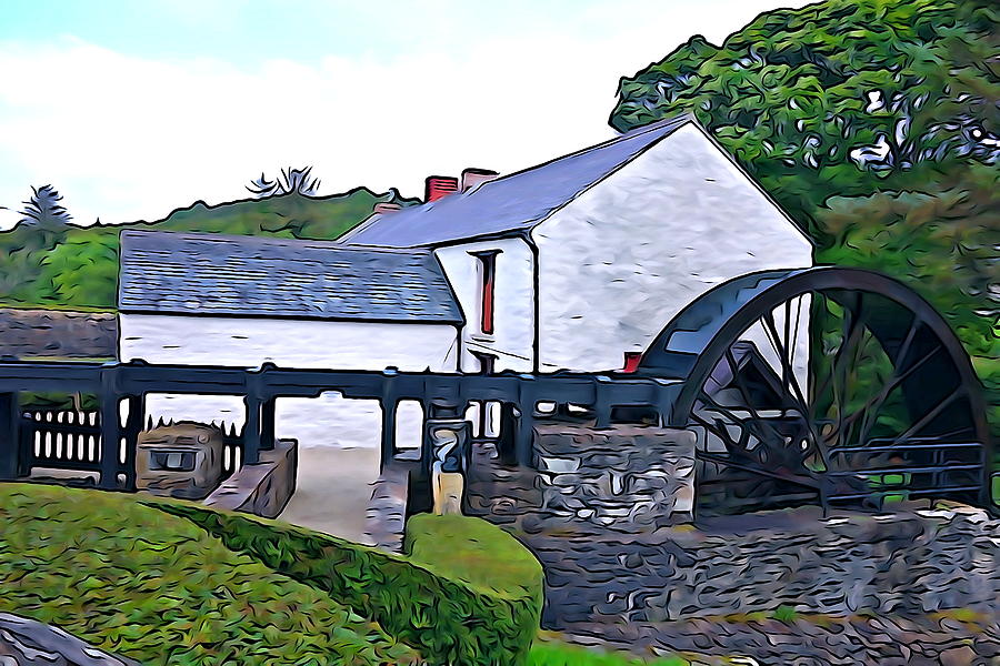 Old Photograph - Auld Mill  by Norma Brock