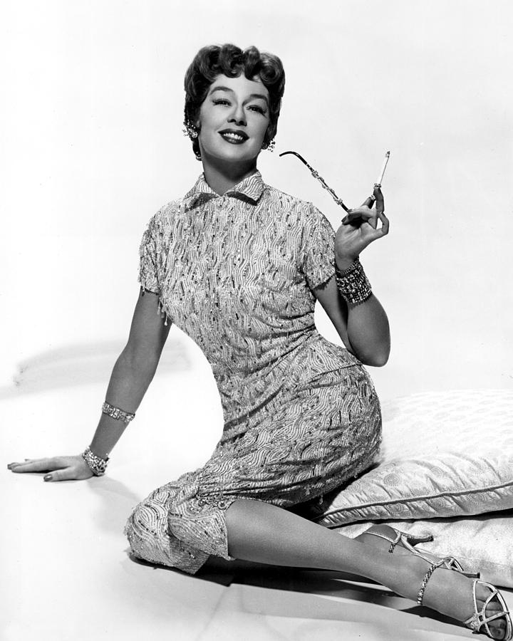 Movie Photograph - Auntie Mame, Rosalind Russell, 1958 by Everett