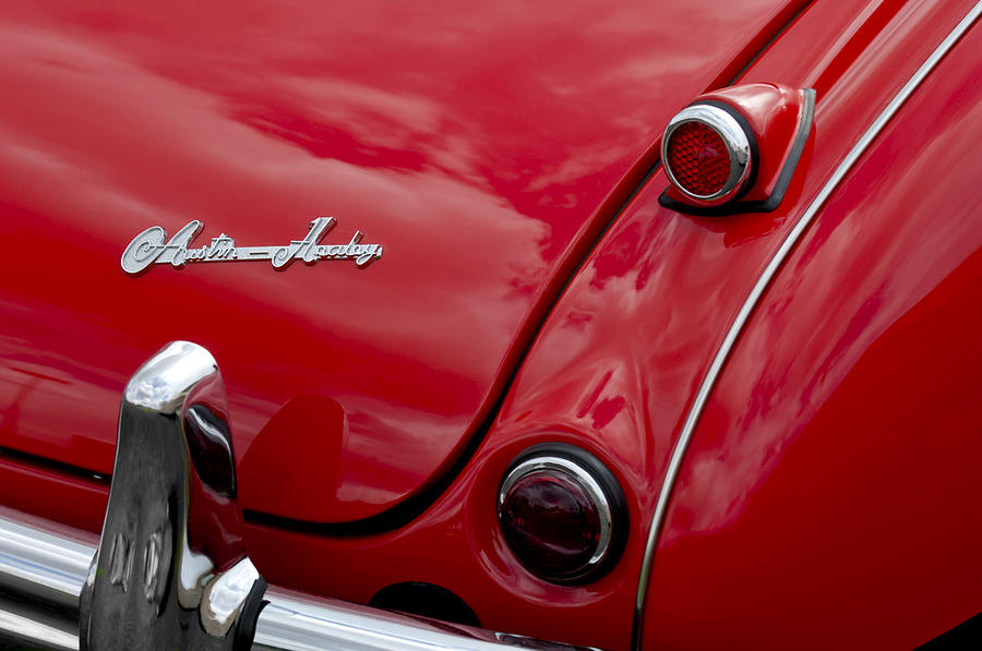 Austin-Healey Tail Light and Emblem Photograph by Jill Reger