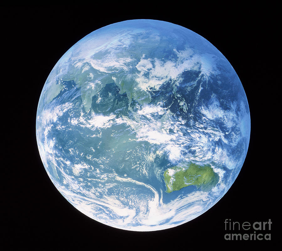 Globe Photograph - Australasia by NASA / Goddard Space Flight Center