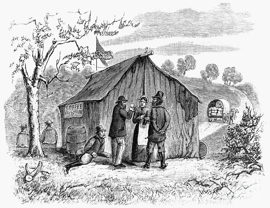 Australia: Gold Rush, 1852 Photograph by Granger