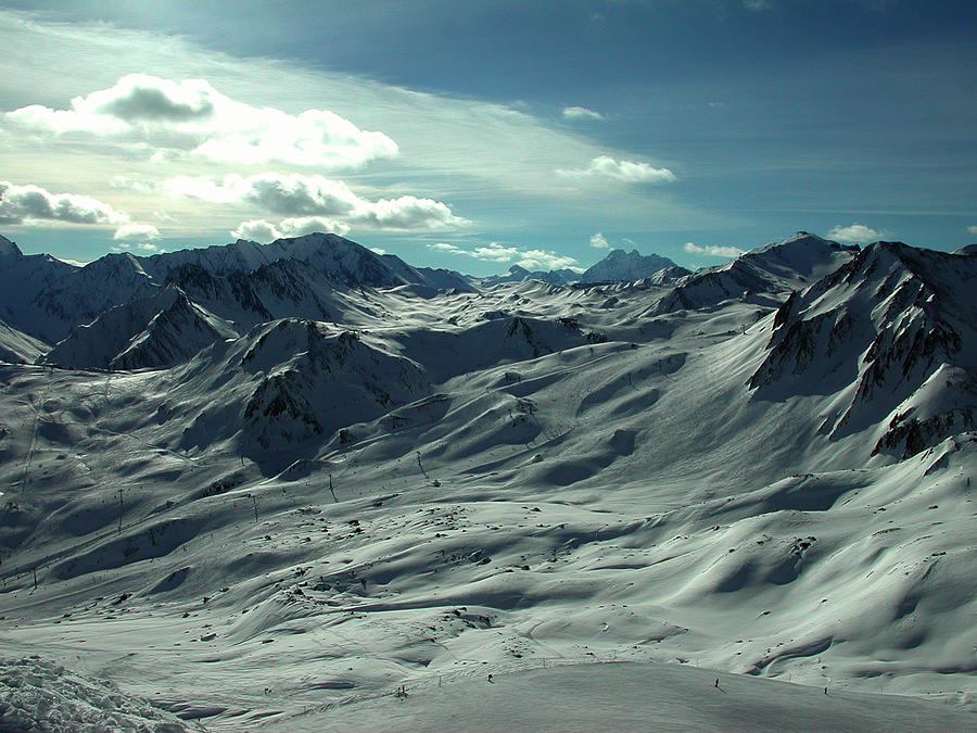 Winter Photograph - Austria Snow Mountain by Colette V Hera Guggenheim
