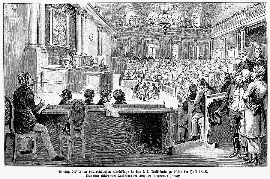 Austrian Assembly, 1848 Photograph By Granger - Fine Art America