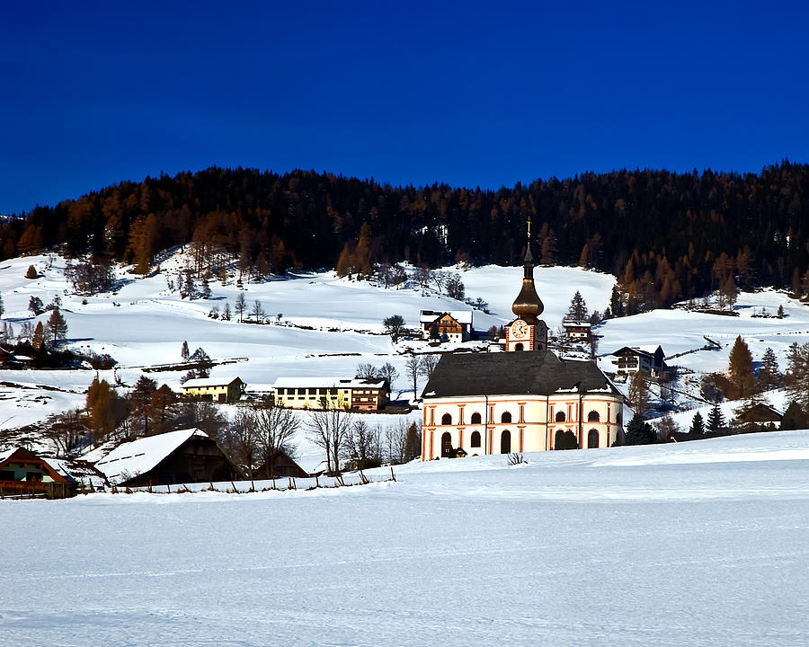 Austrian Snowfall Photograph by Mark Whitney - Fine Art America