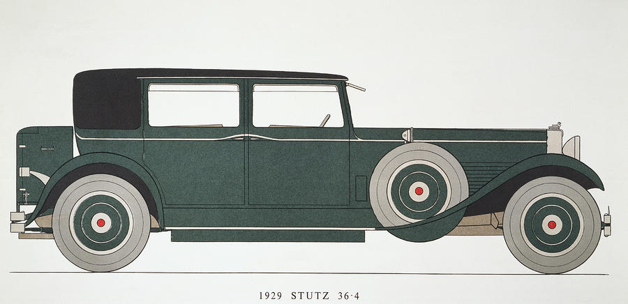 Automobile: Stutz, 1929 Photograph by Granger