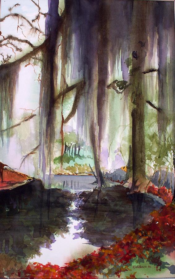 Autum Bayou Painting by Richard Willows
