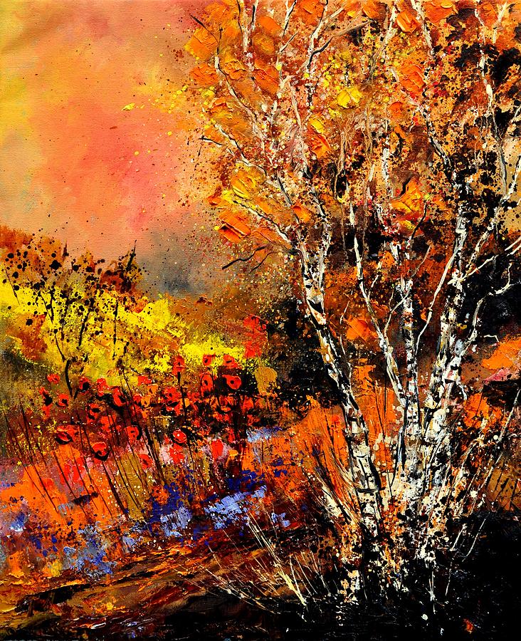 Landscape Painting - Autumn 672180 by Pol Ledent