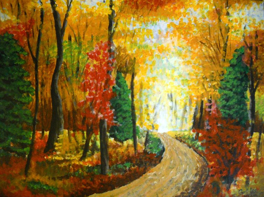 Autumn Afternoon Painting by Cami Lee
