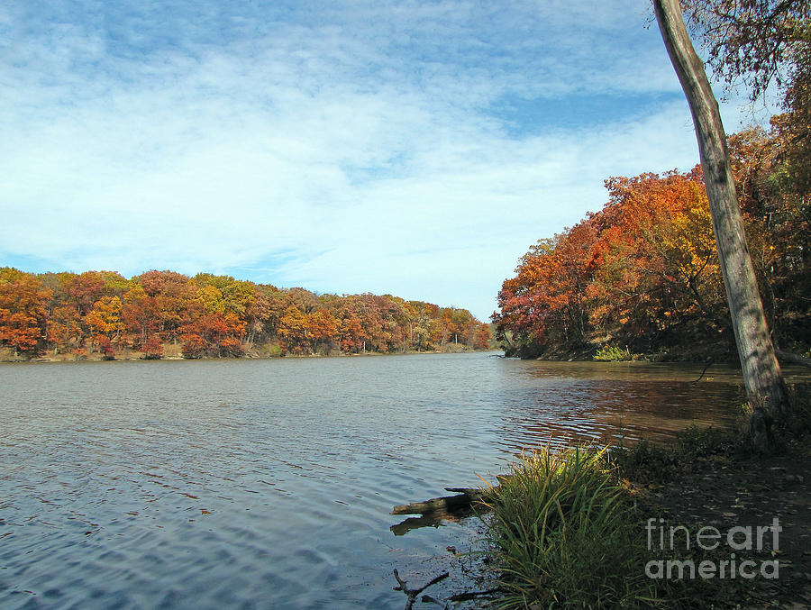Autumn At River Bend Photograph by Cedric Hampton