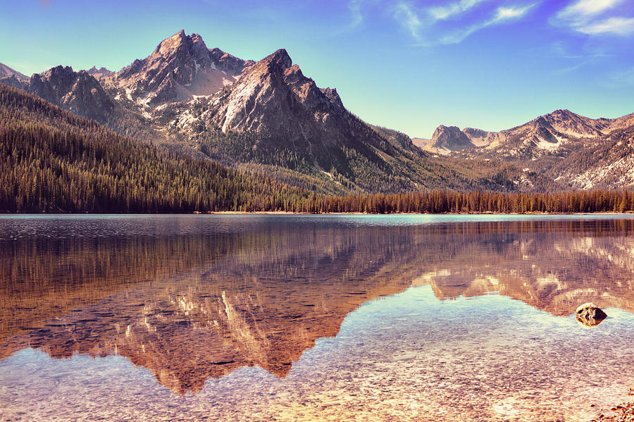 Autumn At Stanley Lake, Idaho Photograph by Anna Gorin Design & Photography