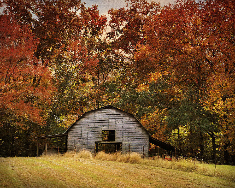 Fall Photograph - Autumn Barn by Jai Johnson