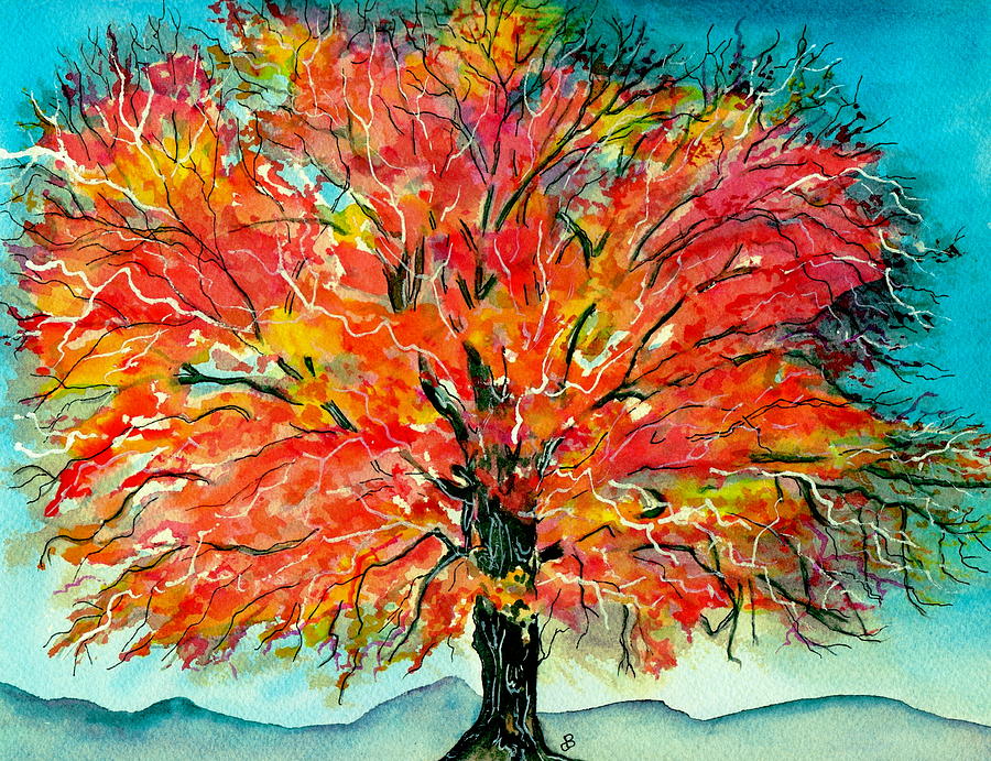 Autumn Beauty Painting by Brenda Owen