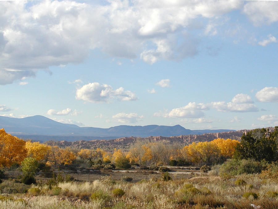 Desert Photograph - Autumn Desert Valley by Kathleen Grace