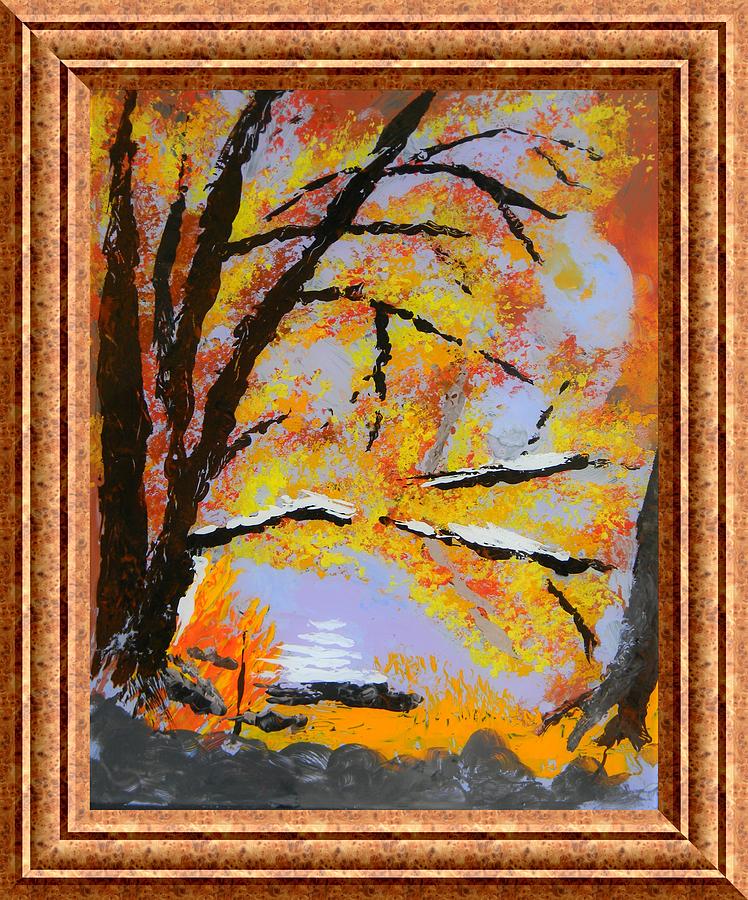 Autumn Dreaming  Painting by Warren Thompson