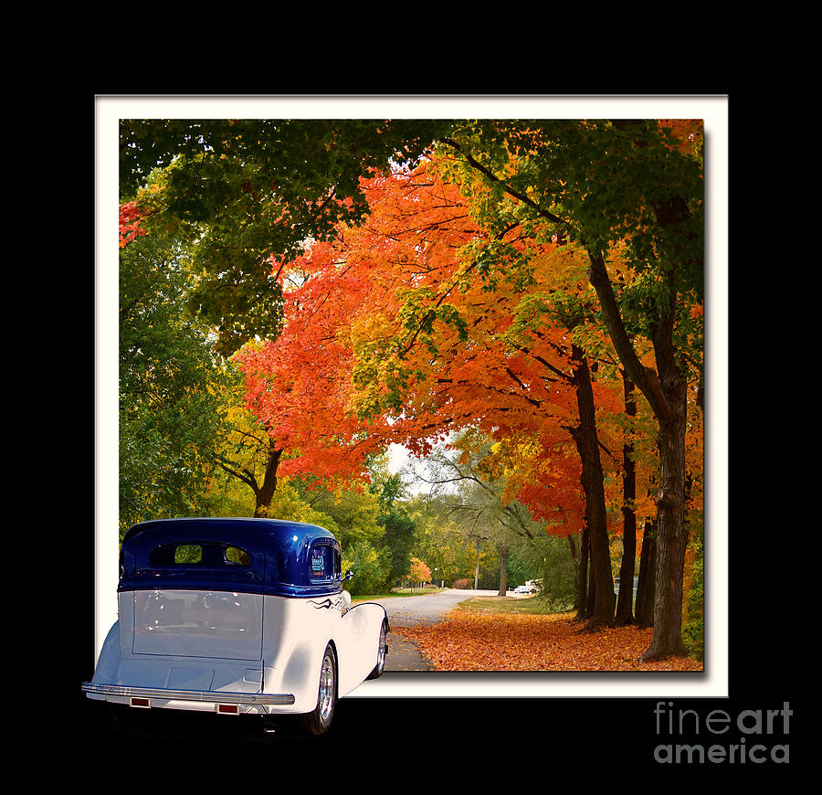 Autumn Drive Photograph by Sue Stefanowicz