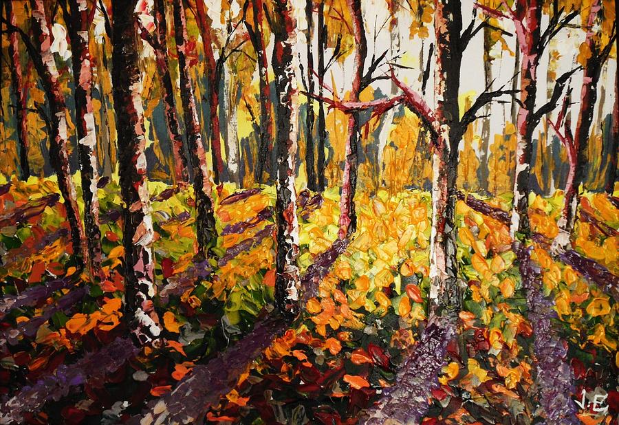 Autumn Gaze Painting by Jason Ebrahimi - Fine Art America