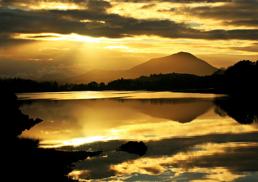Autumn Gold - Sheephaven, Donegal Photograph by John Soffe