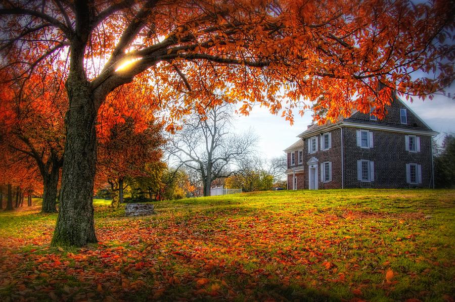 Autumn Home Photograph by John Loreaux