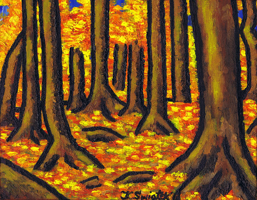 Autumn in Oakville Painting by Kamil Swiatek