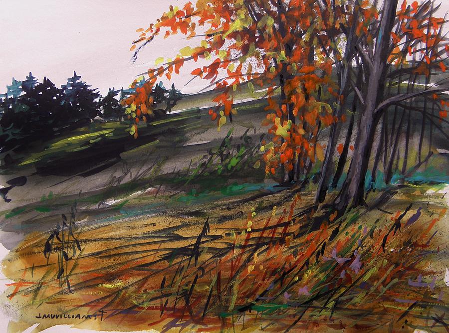 Autumn Intensity Painting by John Williams