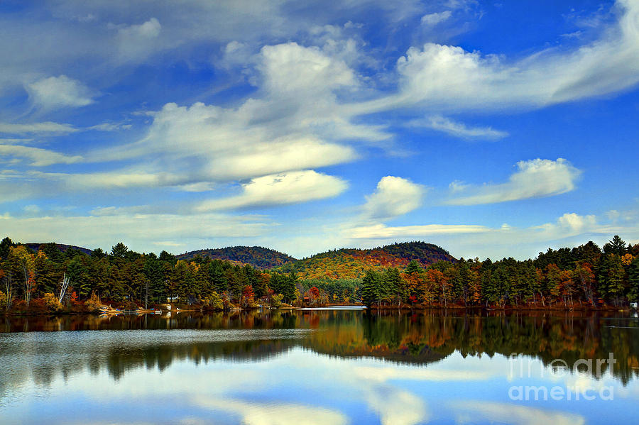 Autumn Lake Photograph by Brenda Giasson