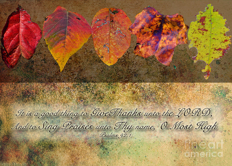 Autumn Leaves greeting card II Mixed Media by Debbie Portwood
