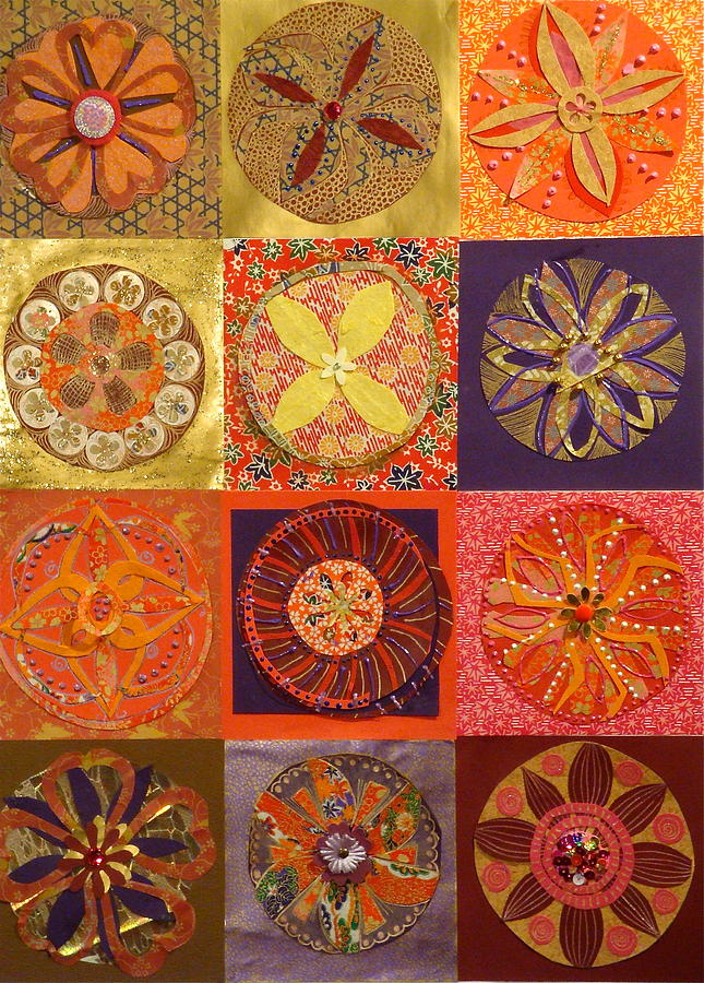 Autumn Mandalas Mixed Media by Pam Fingado - Fine Art America