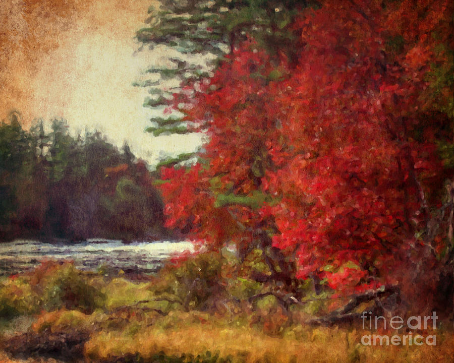 Autumn Of Yesteryear Painting by Smilin Eyes Treasures
